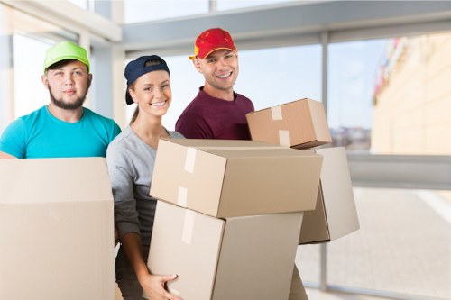 Secure storage facility used for removals and storage in Southall