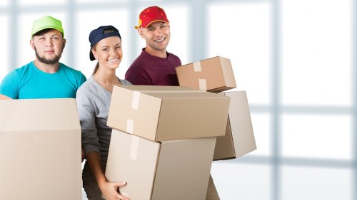 A small flat clearance illustrating cubic-yard storage pricing in Southall