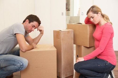 Local moving service navigating Southall streets with furniture