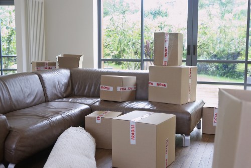 Office furniture setup after a Southall business relocation