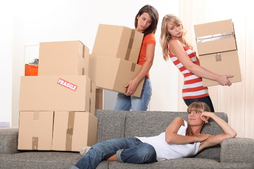 Organised student belongings stored safely in a Southall storage unit